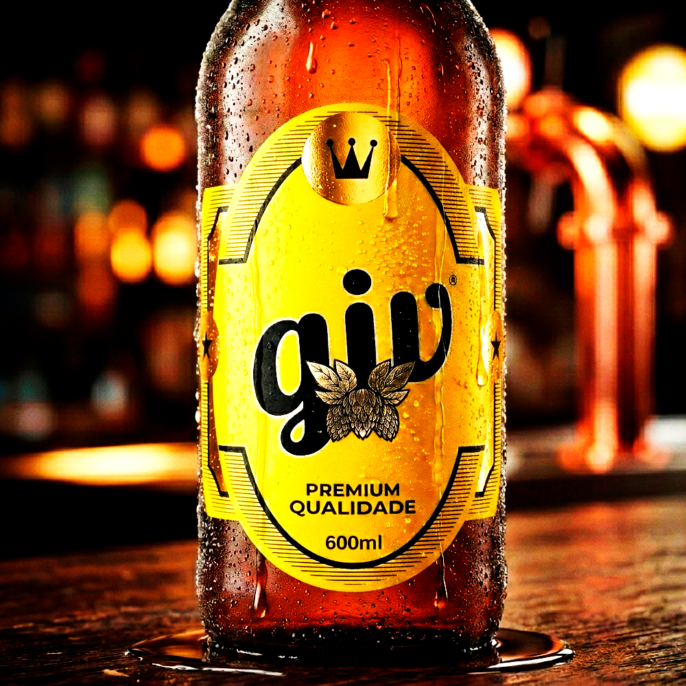 Rótulo para Garrafa de Cerveja