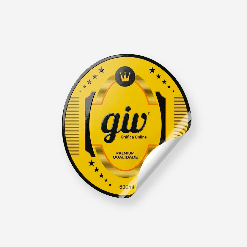Rótulo para Garrafa de Cerveja