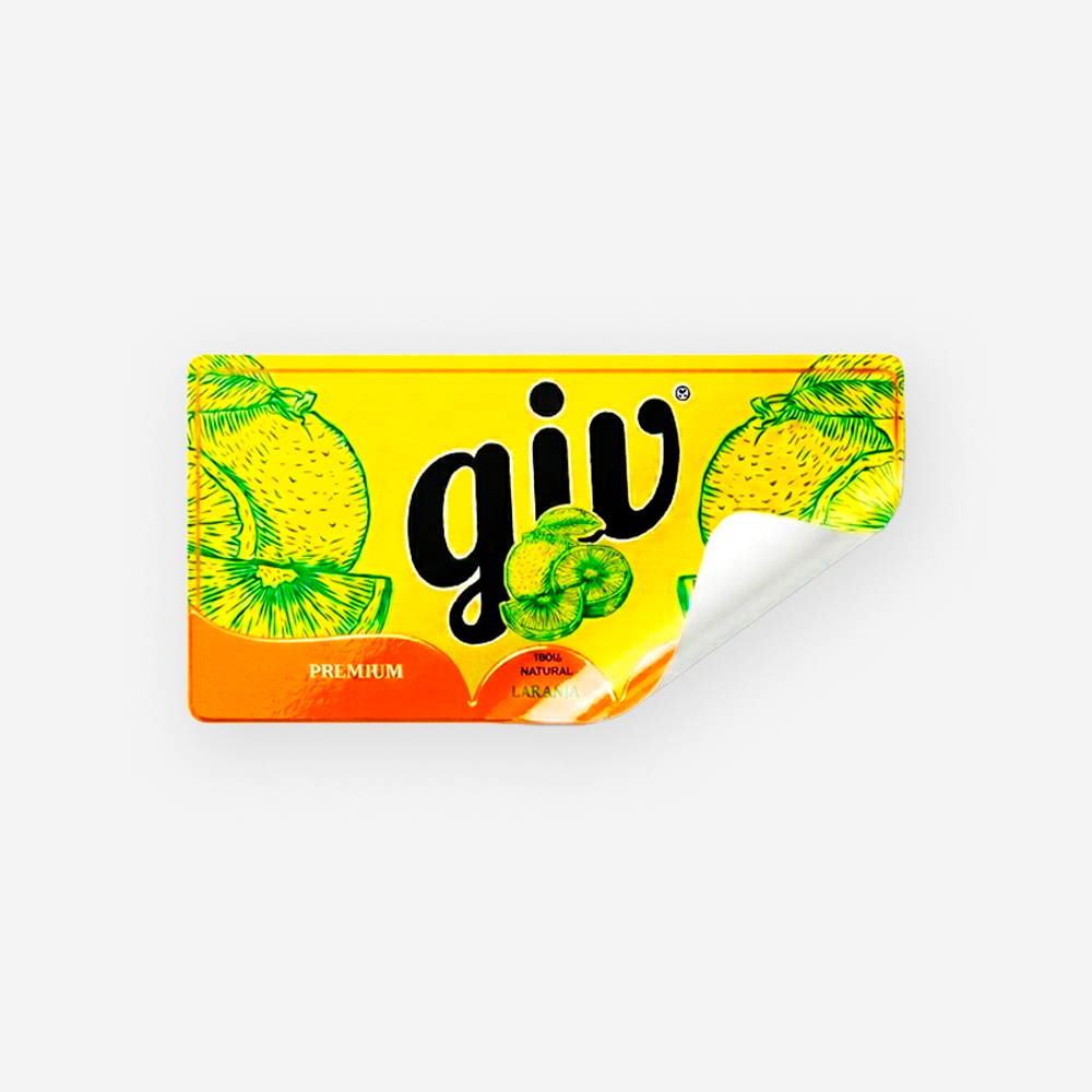 Rótulo para Garrafa de Suco