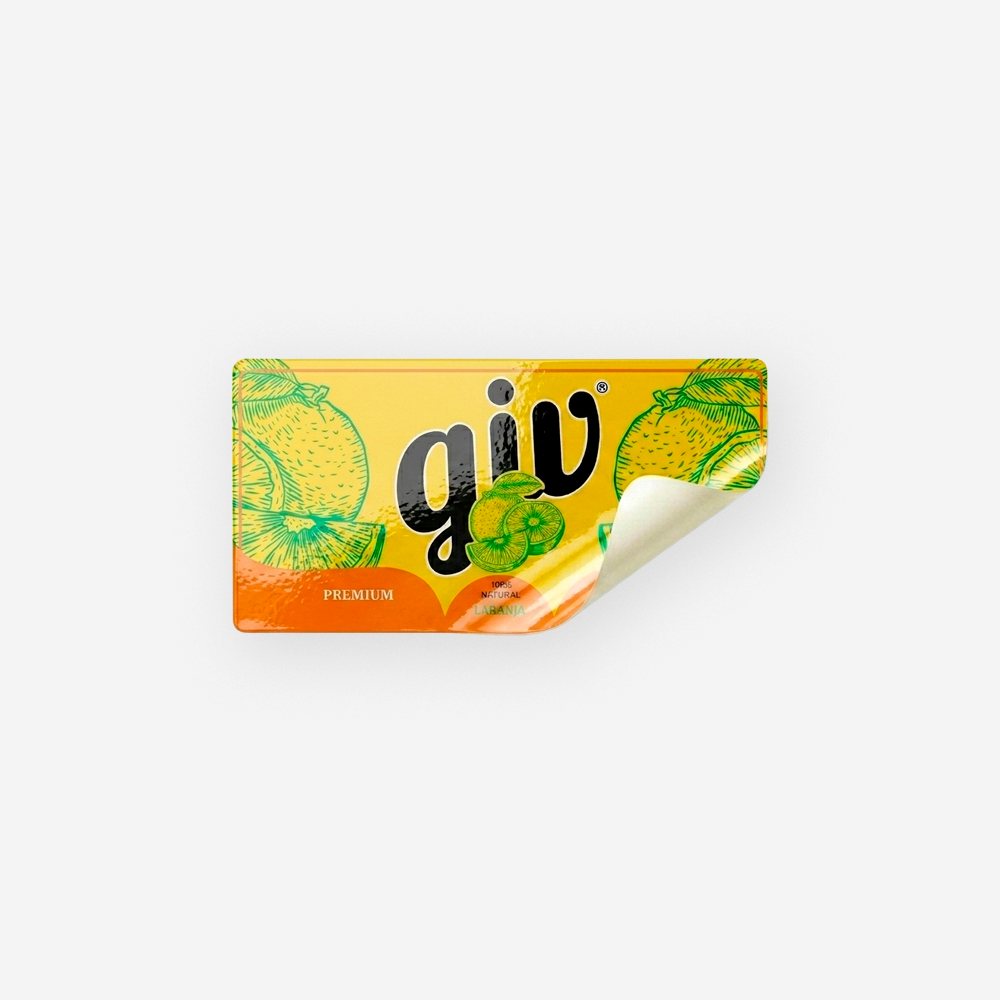 Rótulo para Garrafa de Suco