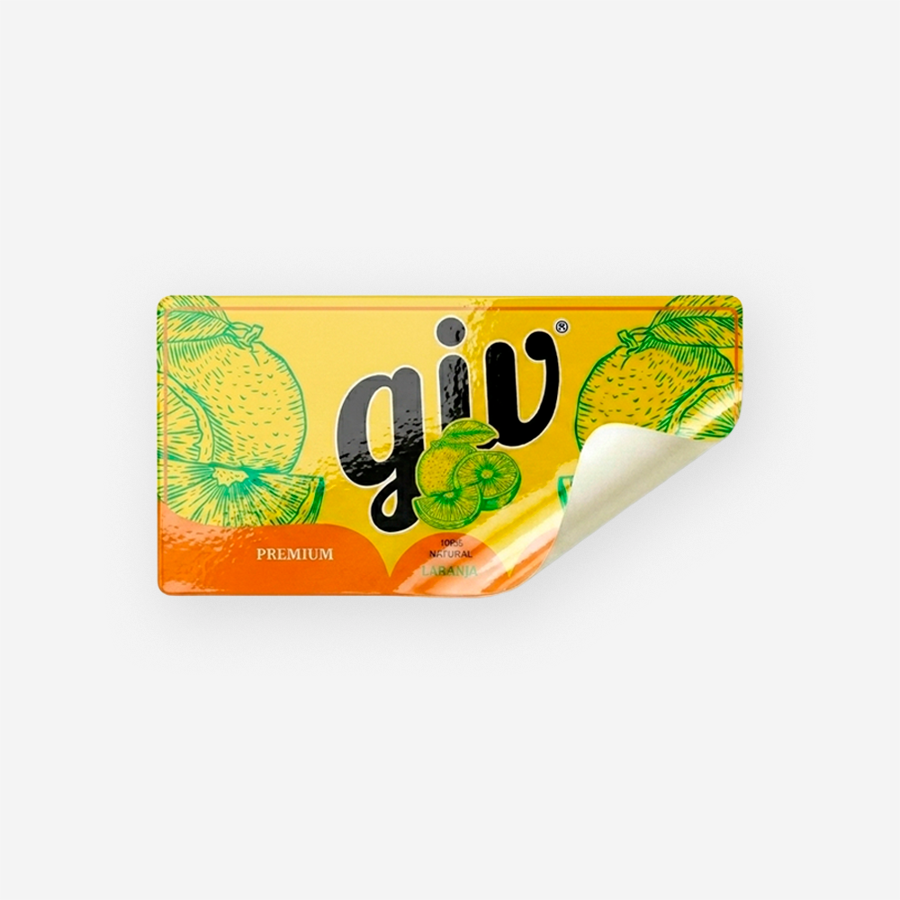 Rótulo para Garrafa de Suco