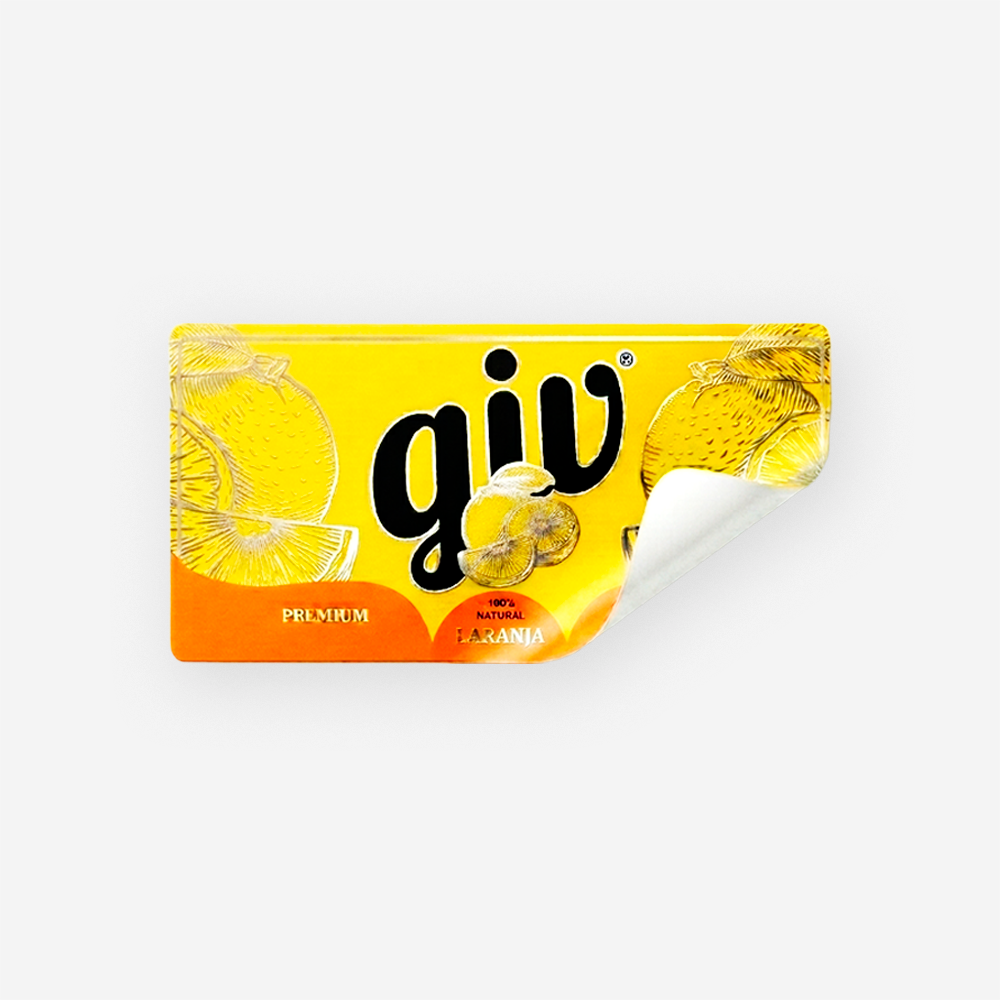 Rótulo para Garrafa de Suco