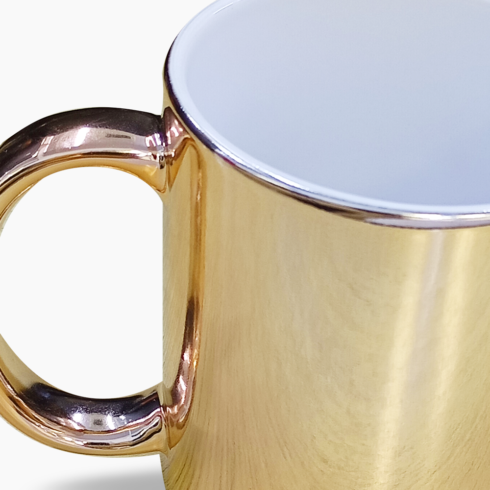 Caneca Cromada Dourado