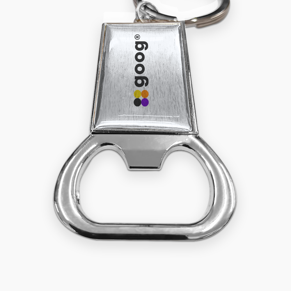Chaveiro de Metal Abridor Retangular