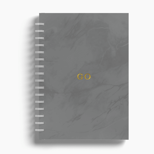 Agenda Premium Diária Ceramic Cinza