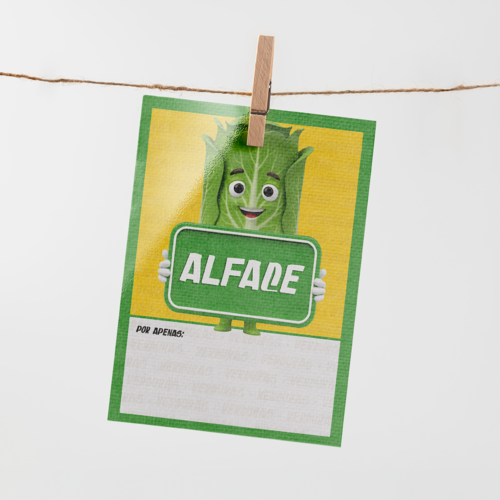 Plaquinha de Preço hortifrúti 