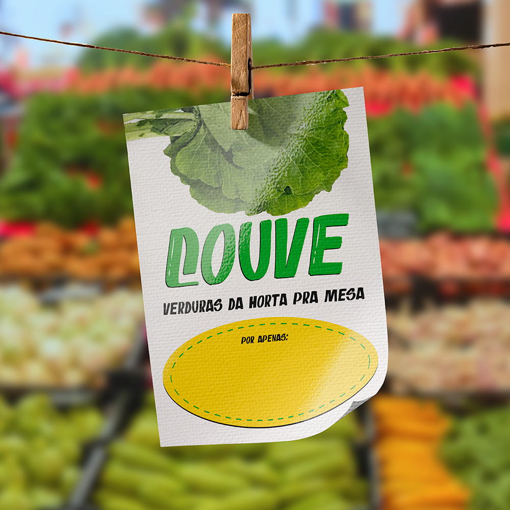 Plaquinha de Preço hortifrúti 