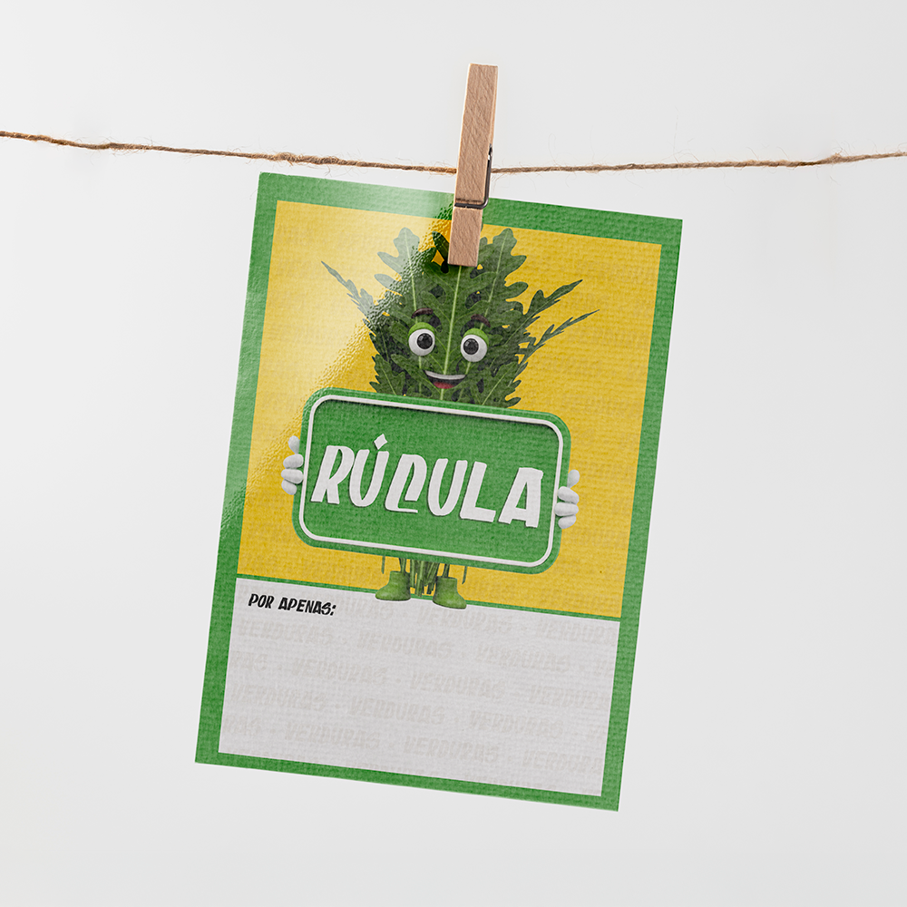 Plaquinha de Preço hortifrúti 