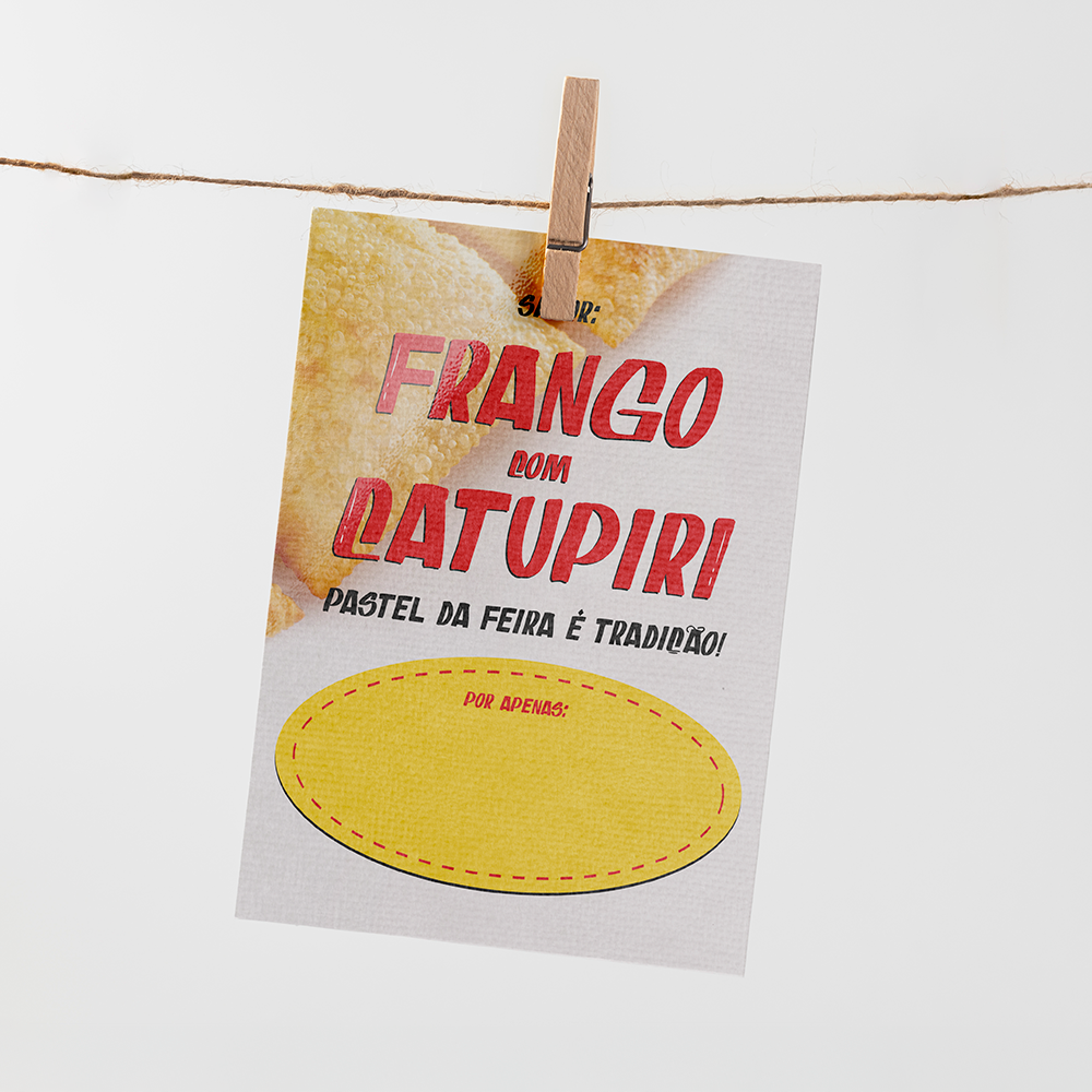 Plaquinha de Preço Pastel