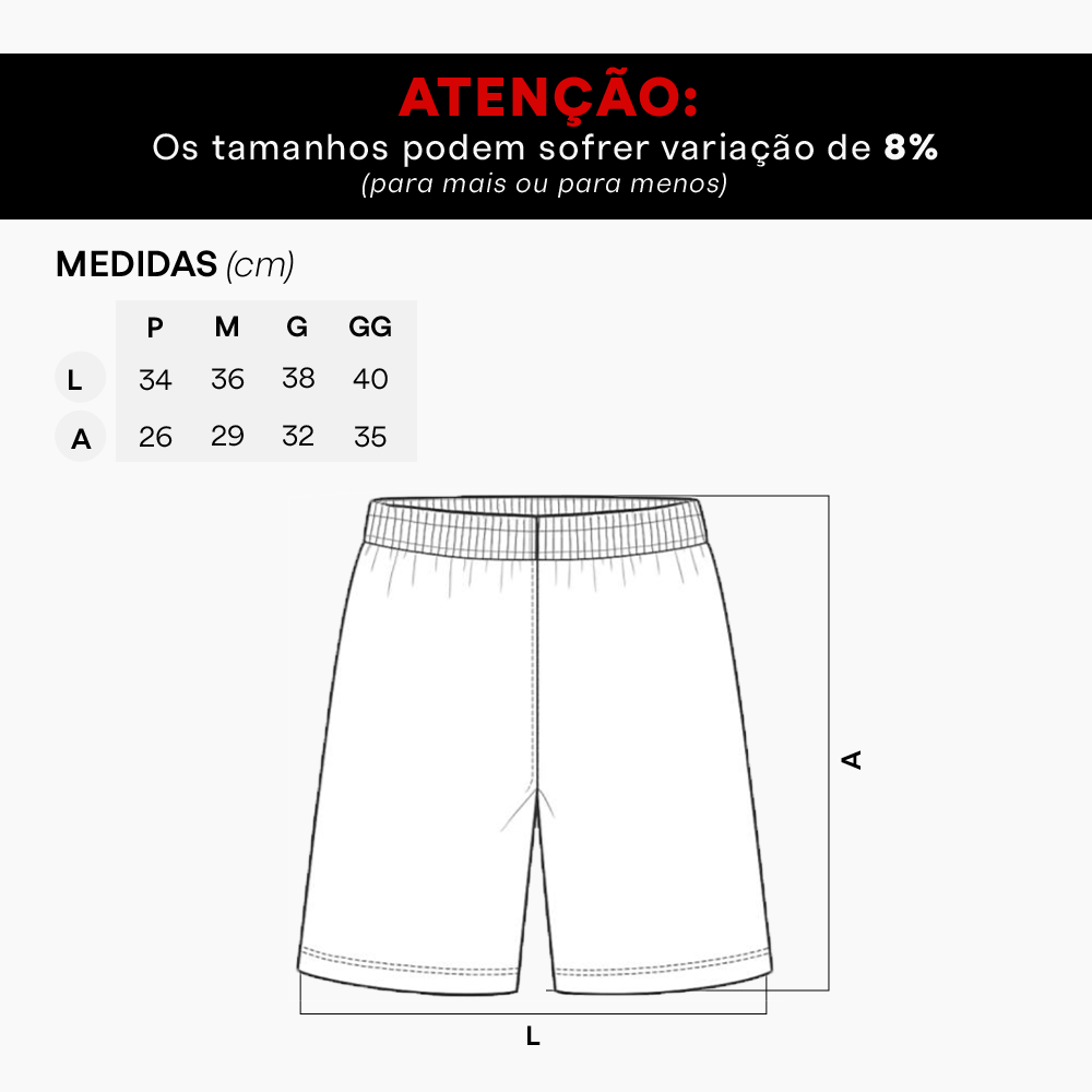 Calção Futebol Infantil City