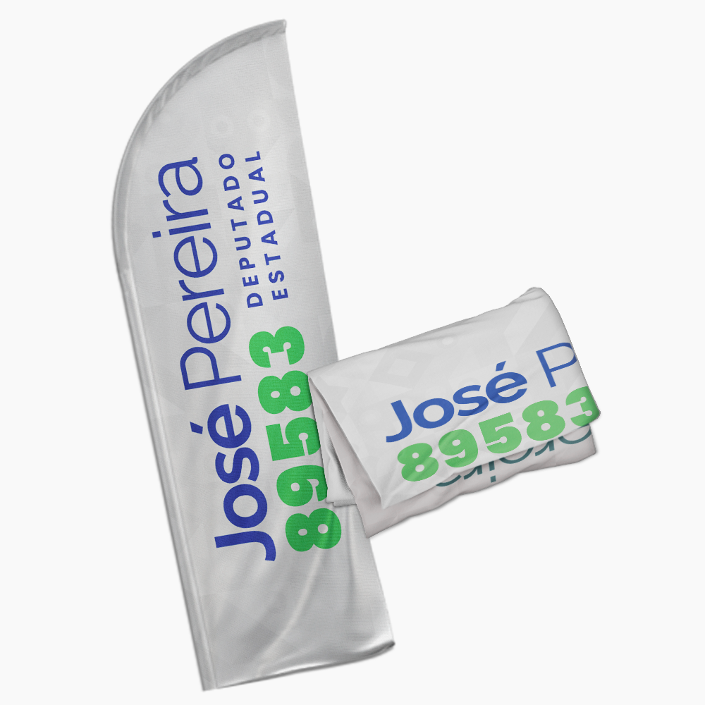 Tecido para Wind Banner Eleições