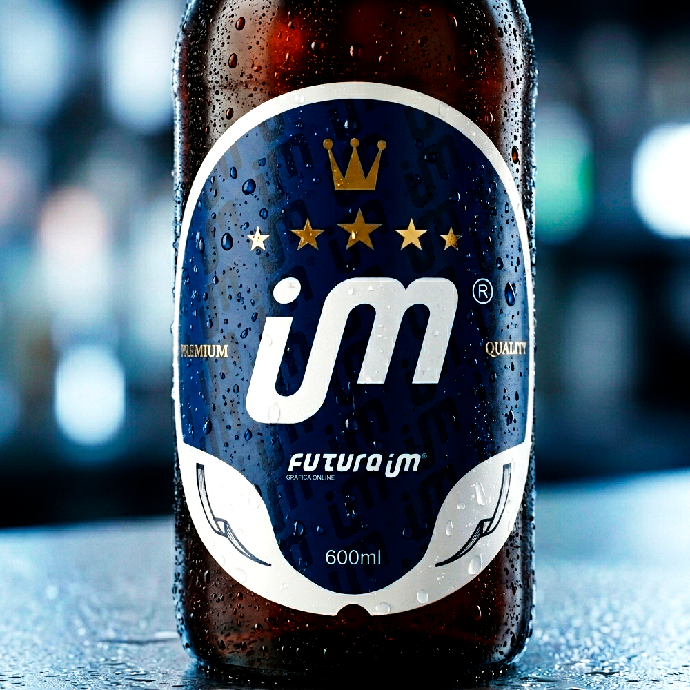 Rótulo para Garrafa de Cerveja