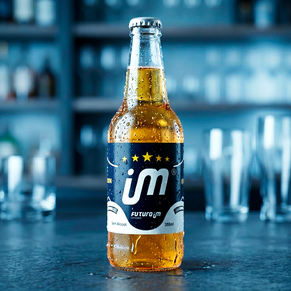 Rótulo para Garrafa de Cerveja