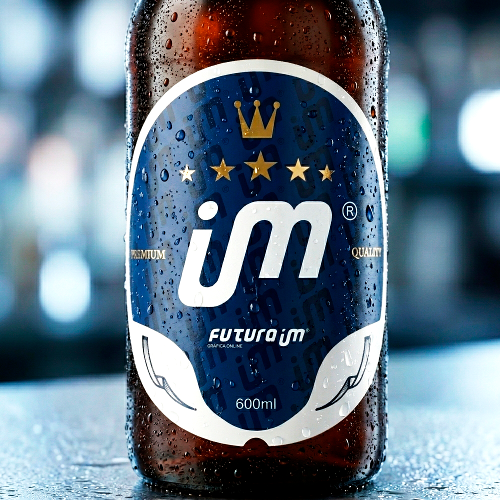 Rótulo para Garrafa de Cerveja