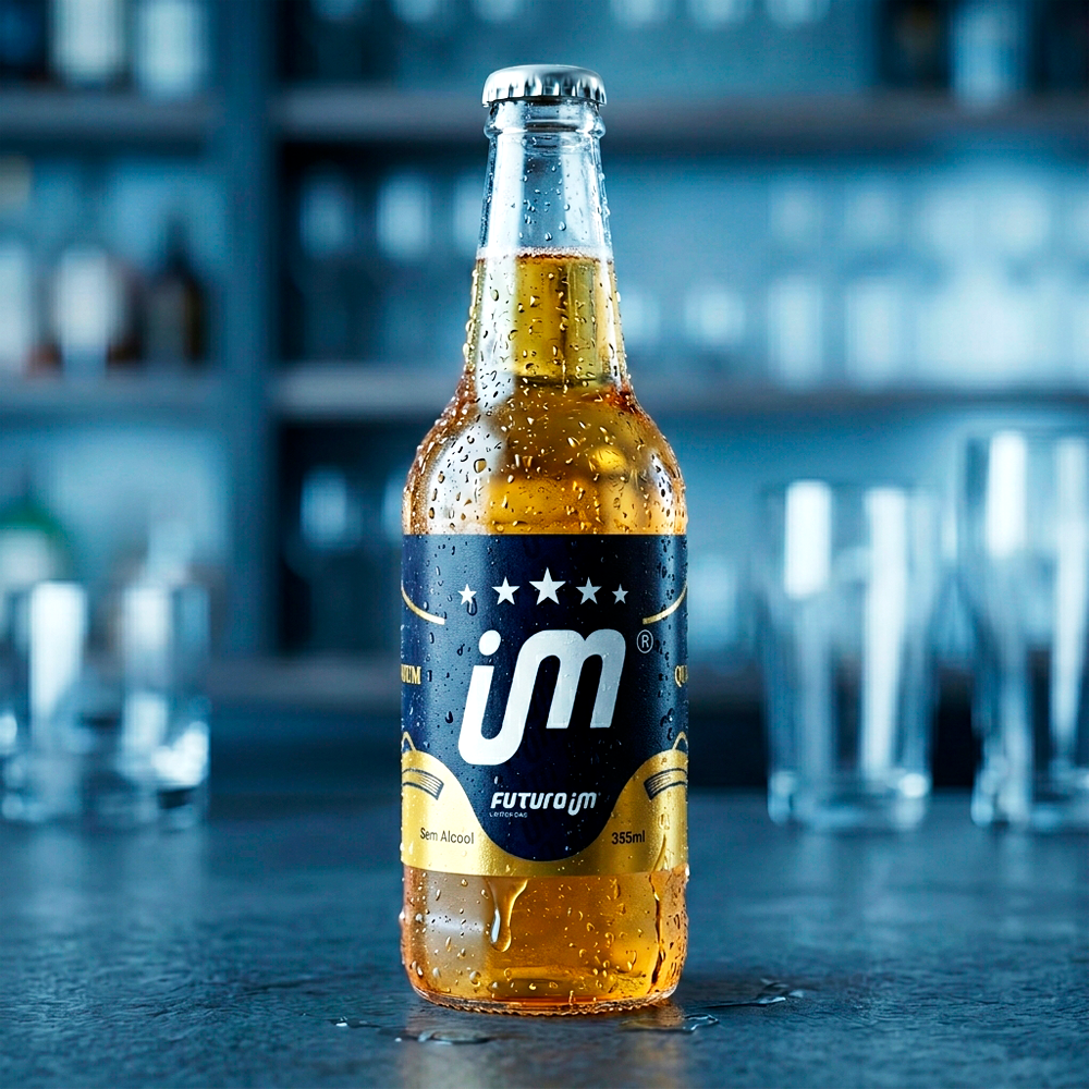 Rótulo para Garrafa de Cerveja