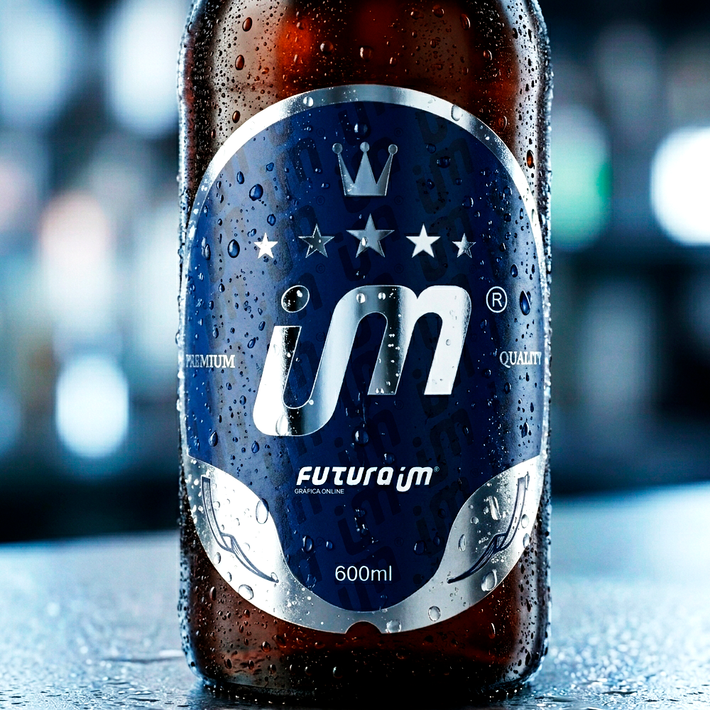Rótulo para Garrafa de Cerveja