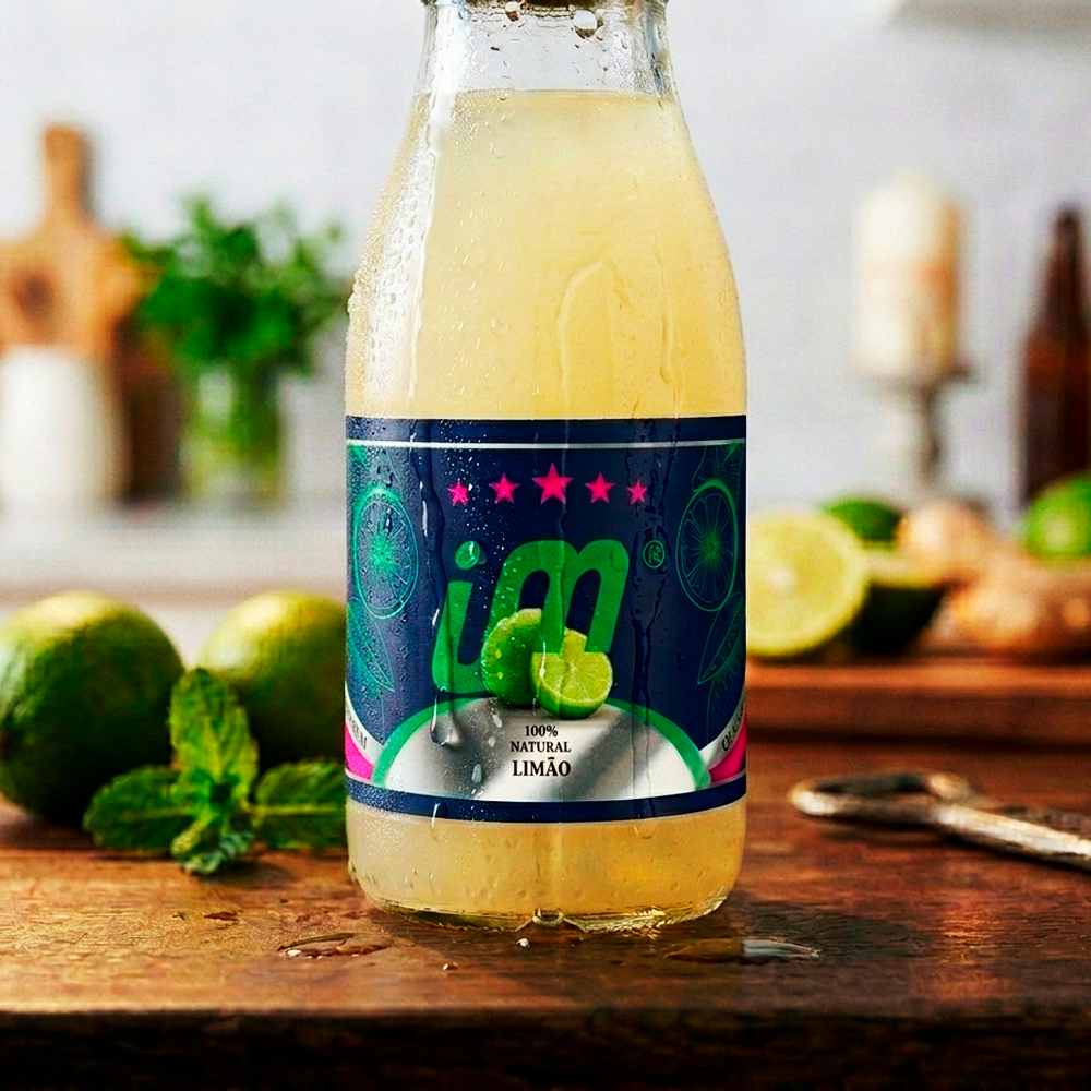 Rótulo para Garrafa de Suco