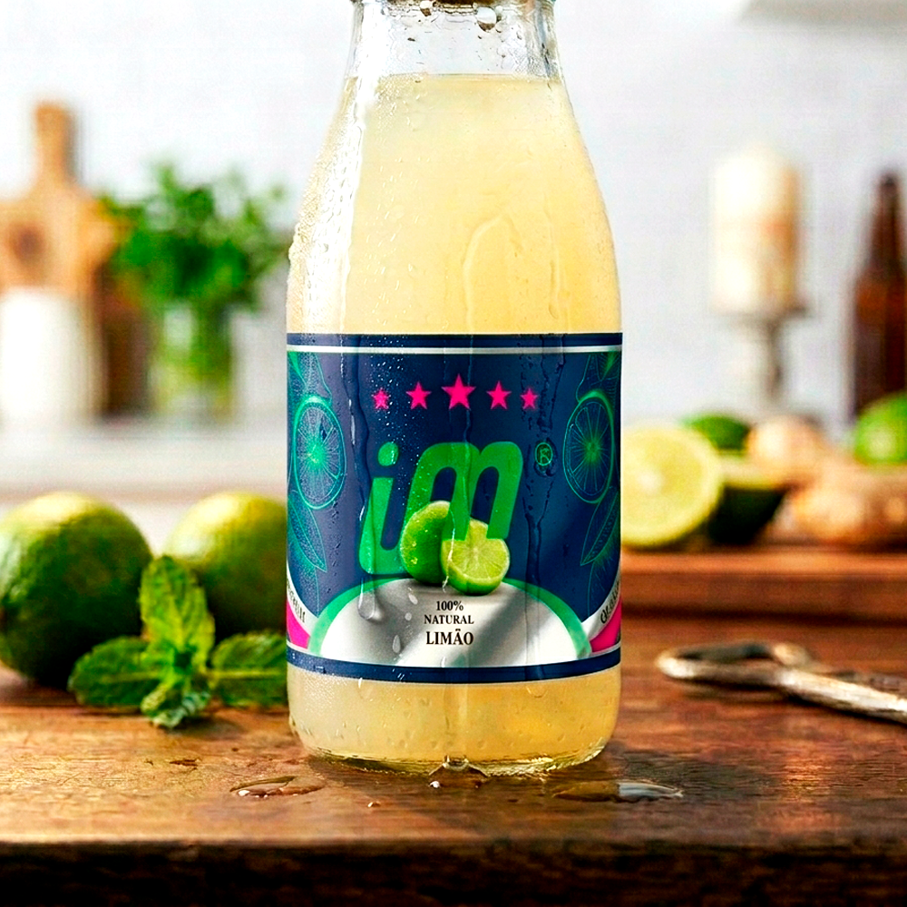 Rótulo para Garrafa de Suco