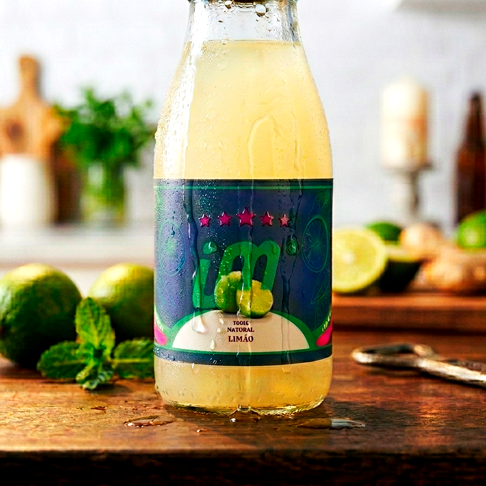 Rótulo para Garrafa de Suco