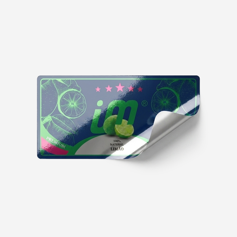 Rótulo para Garrafa de Suco