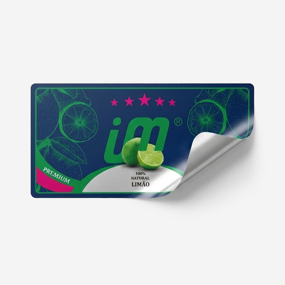 Rótulo para Garrafa de Suco