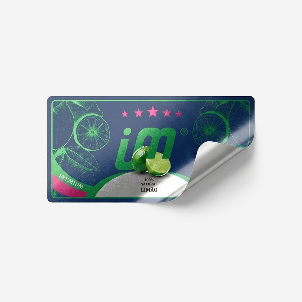 Rótulo para Garrafa de Suco