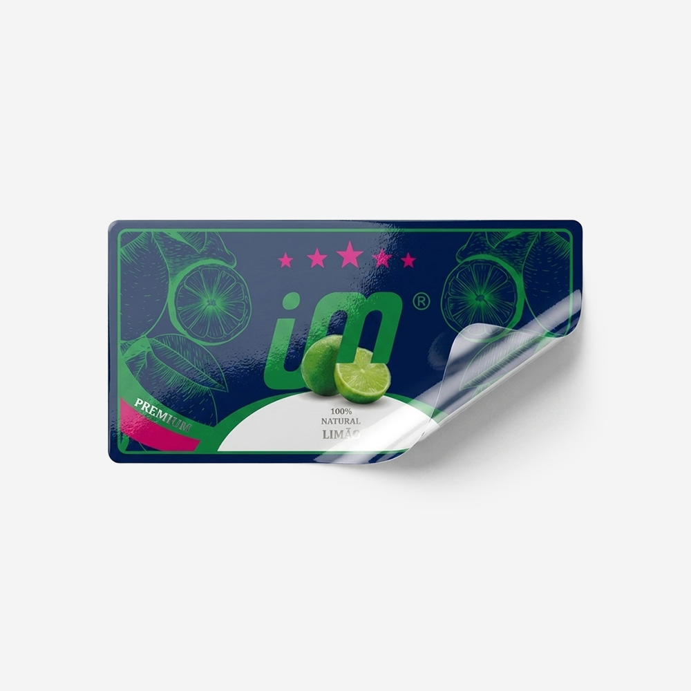 Rótulo para Garrafa de Suco