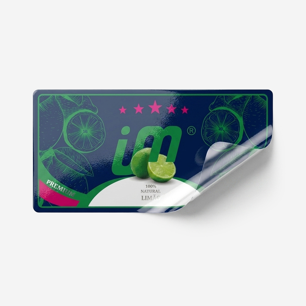Rótulo para Garrafa de Suco