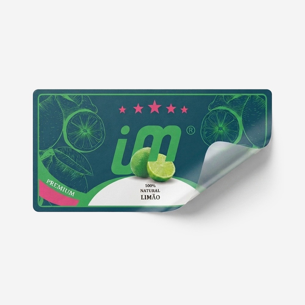 Rótulo para Garrafa de Suco