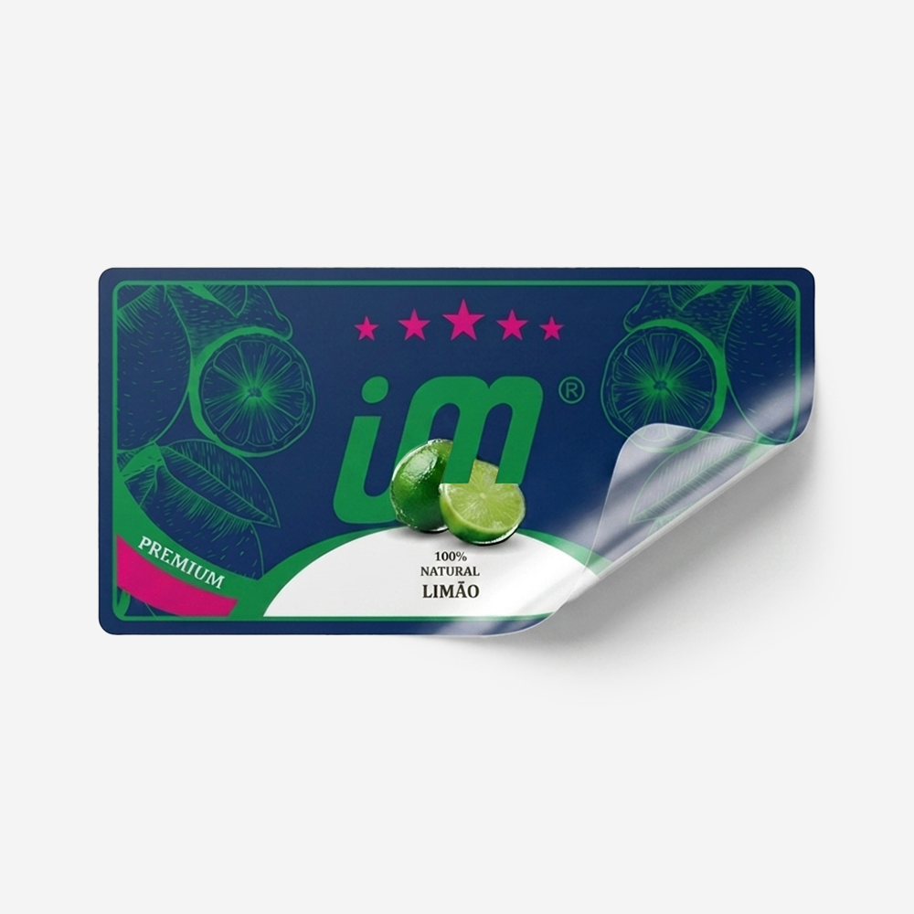 Rótulo para Garrafa de Suco