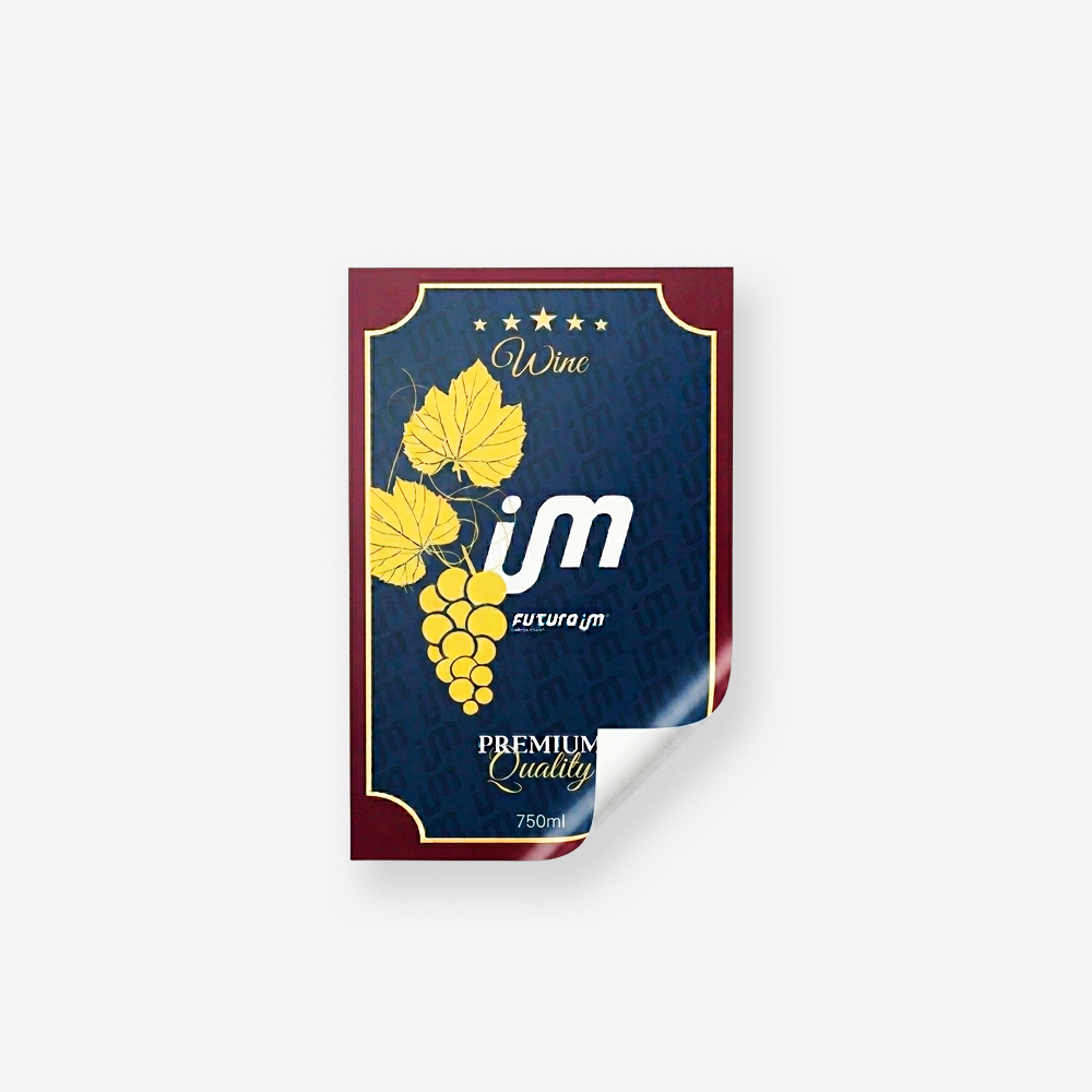 Rótulo para Garrafa de Vinho