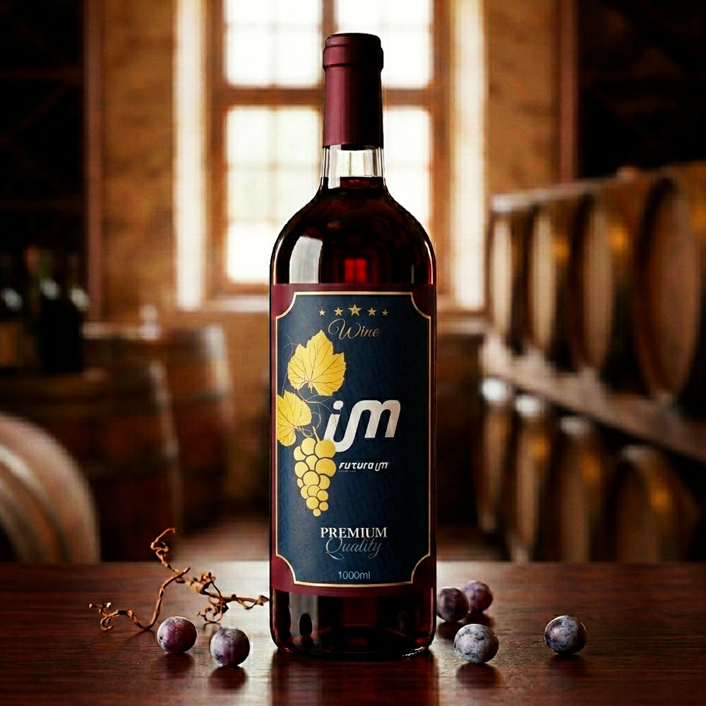 Rótulo para Garrafa de Vinho