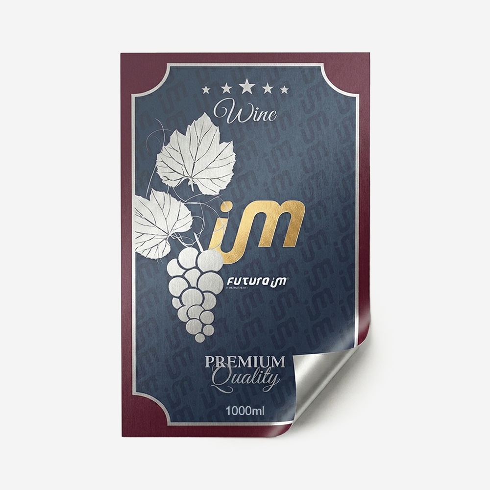 Rótulo para Garrafa de Vinho
