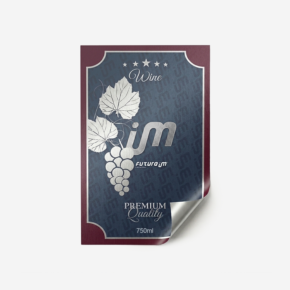 Rótulo para Garrafa de Vinho