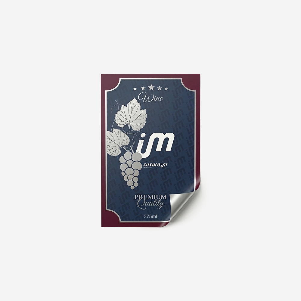Rótulo para Garrafa de Vinho