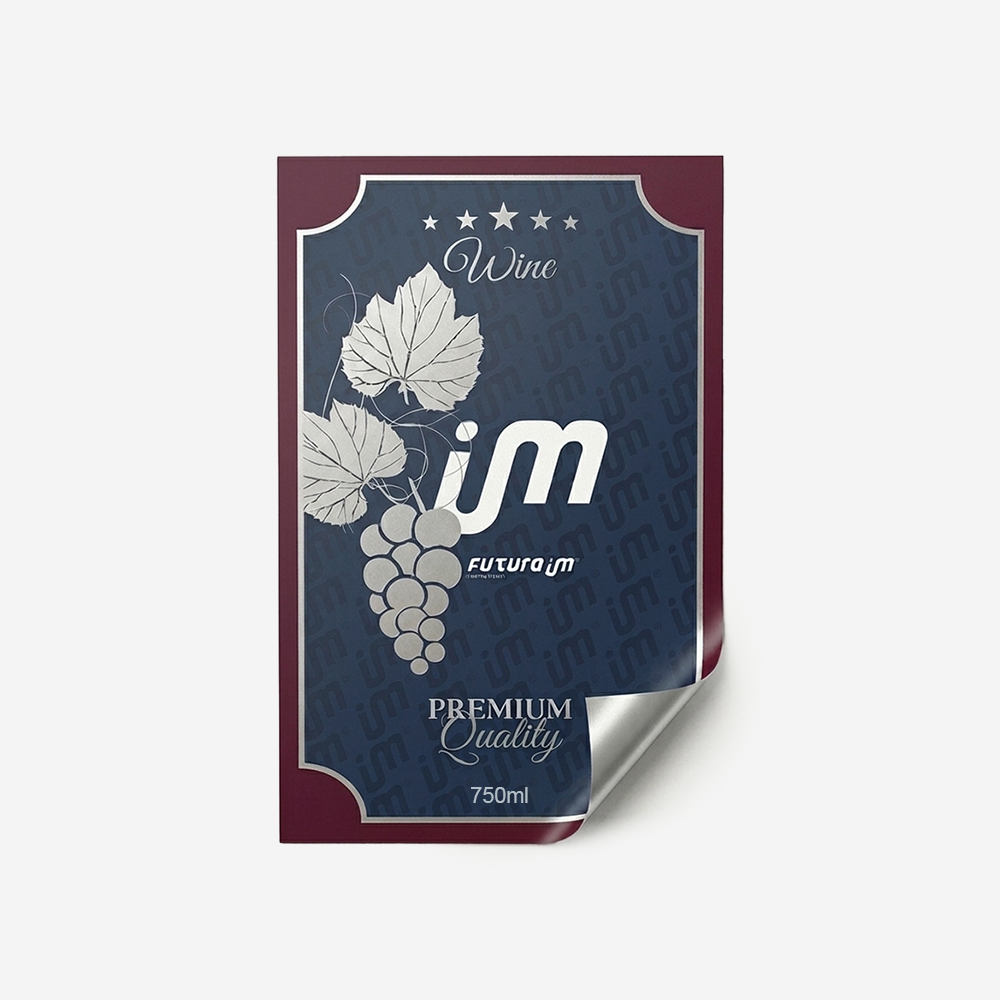 Rótulo para Garrafa de Vinho