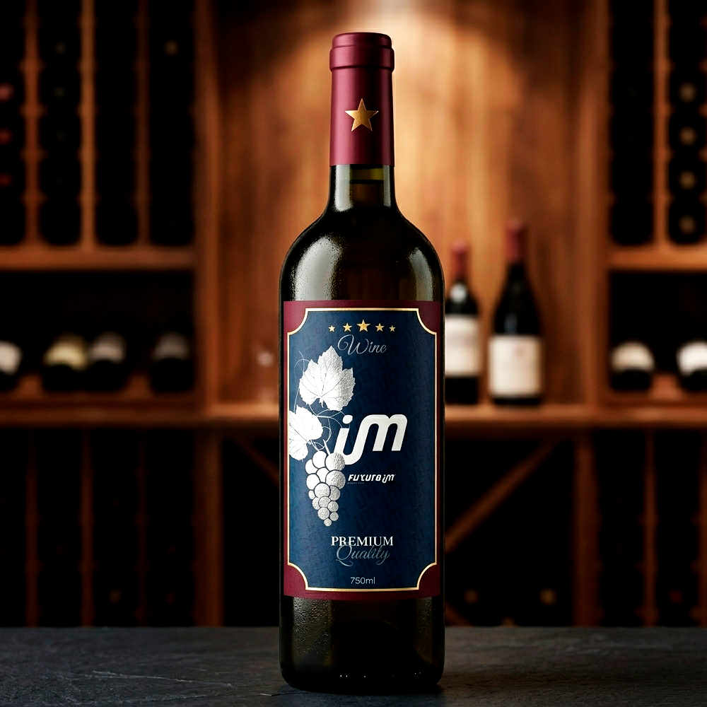 Rótulo para Garrafa de Vinho