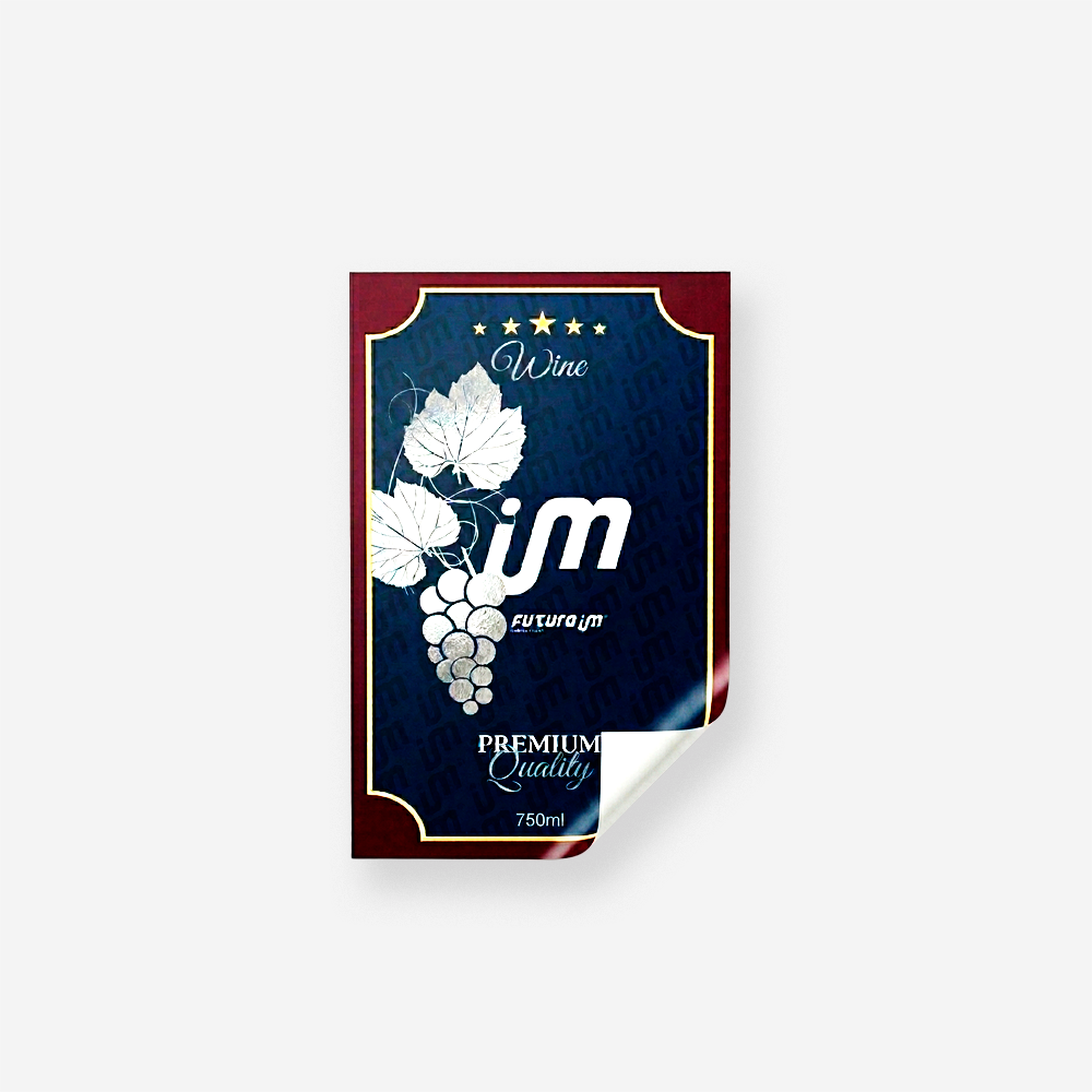 Rótulo para Garrafa de Vinho