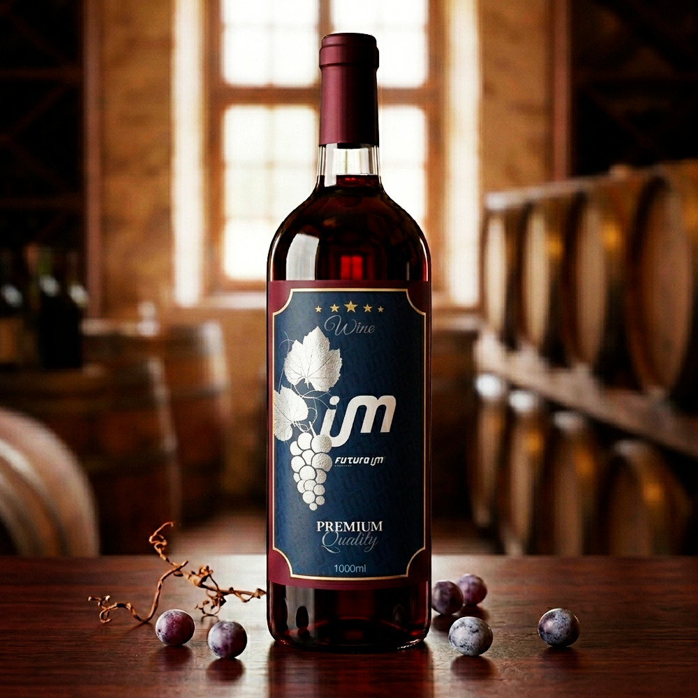 Rótulo para Garrafa de Vinho