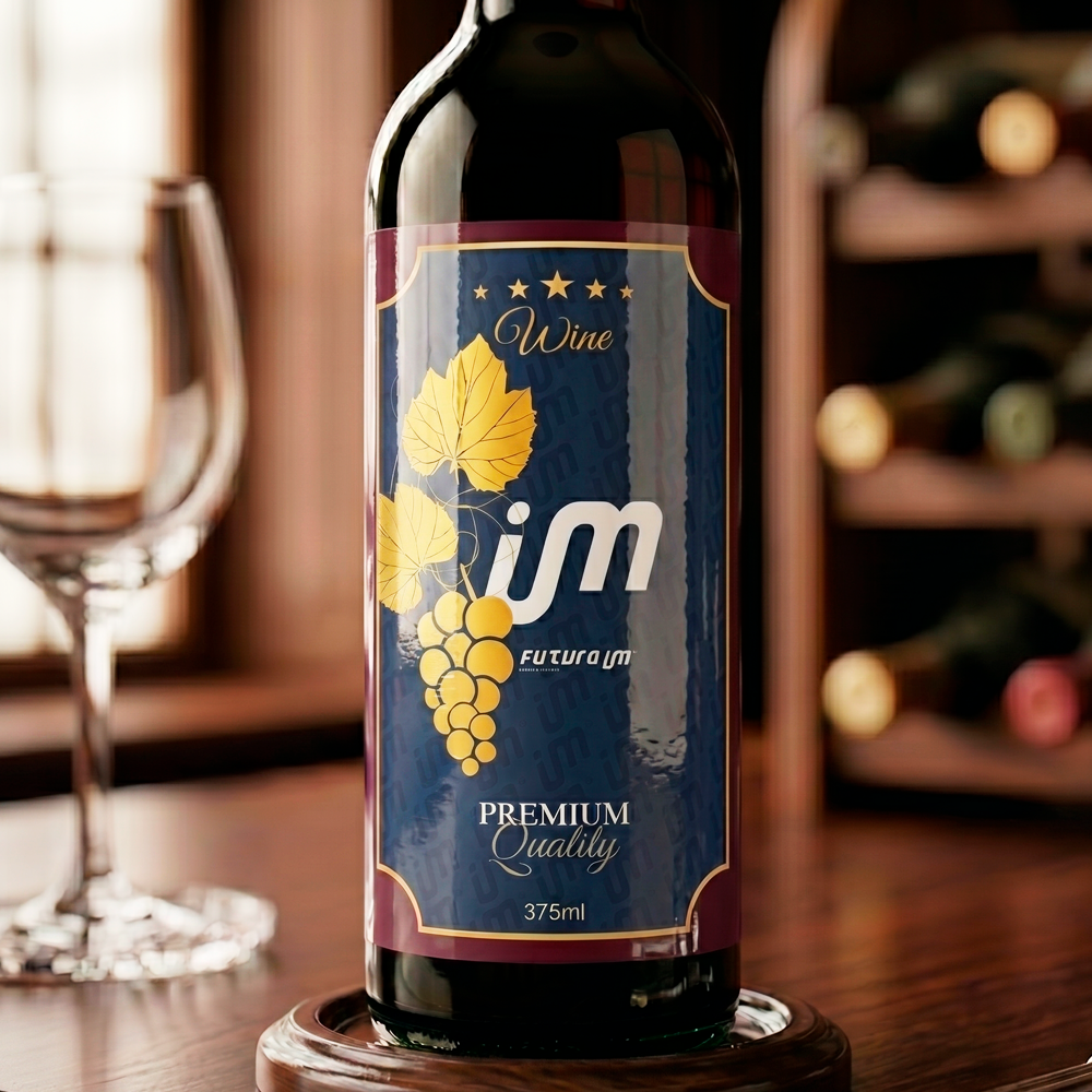 Rótulo para Garrafa de Vinho