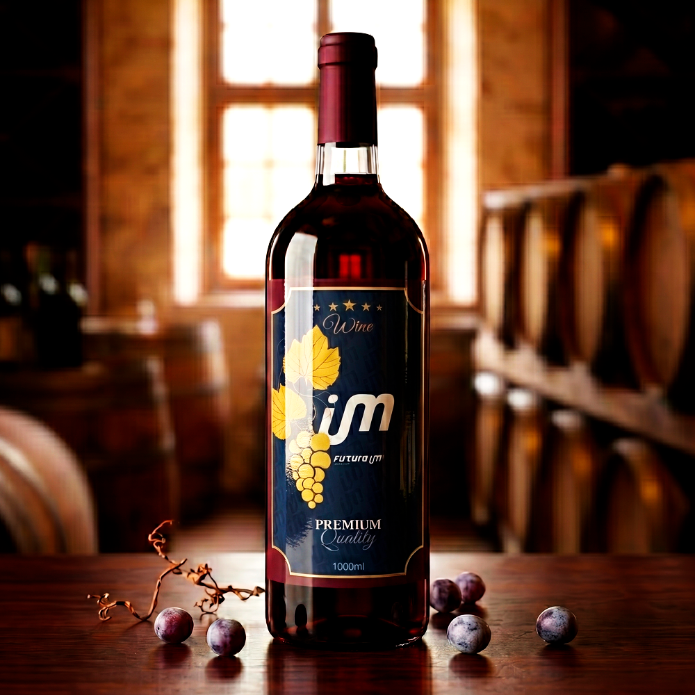 Rótulo para Garrafa de Vinho