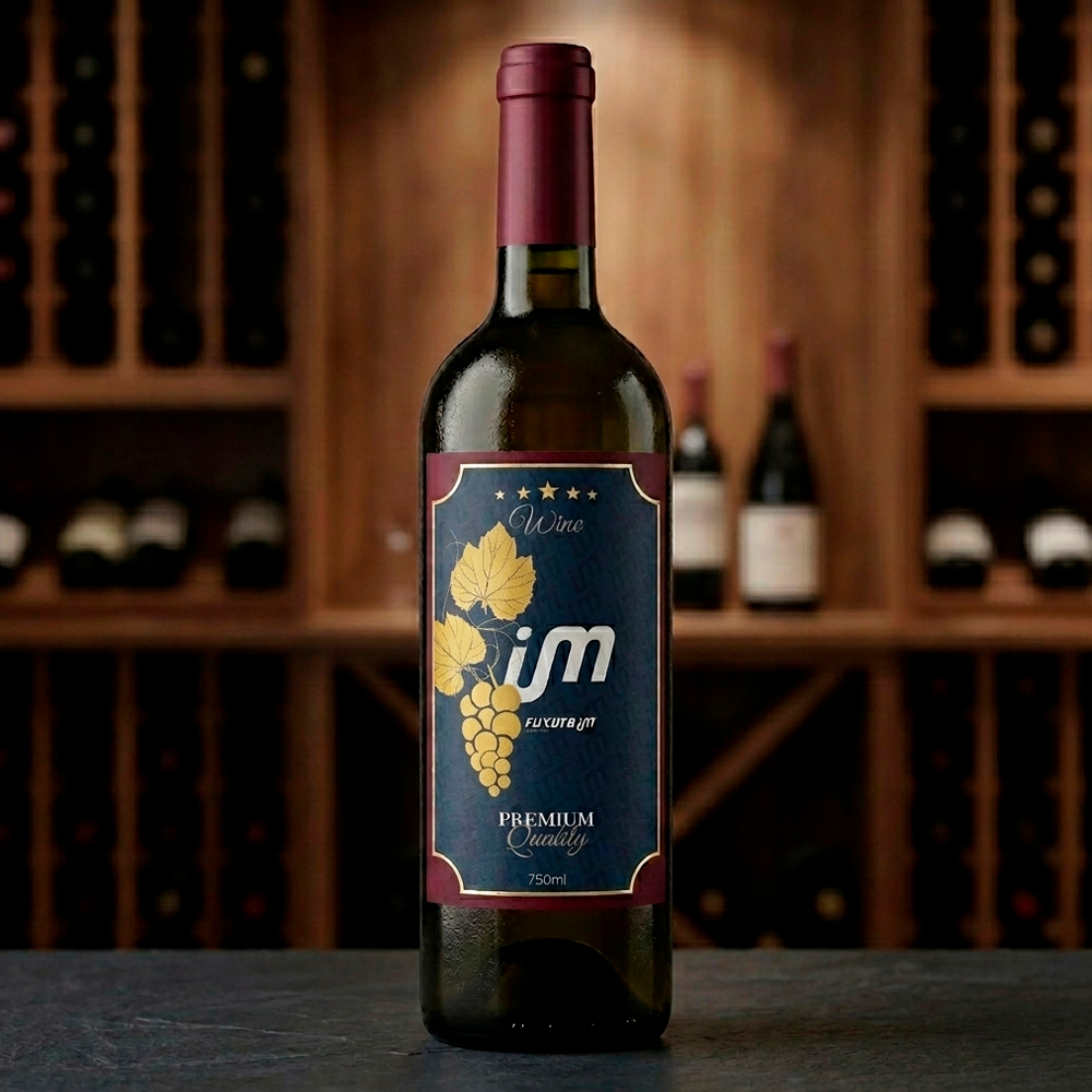 Rótulo para Garrafa de Vinho