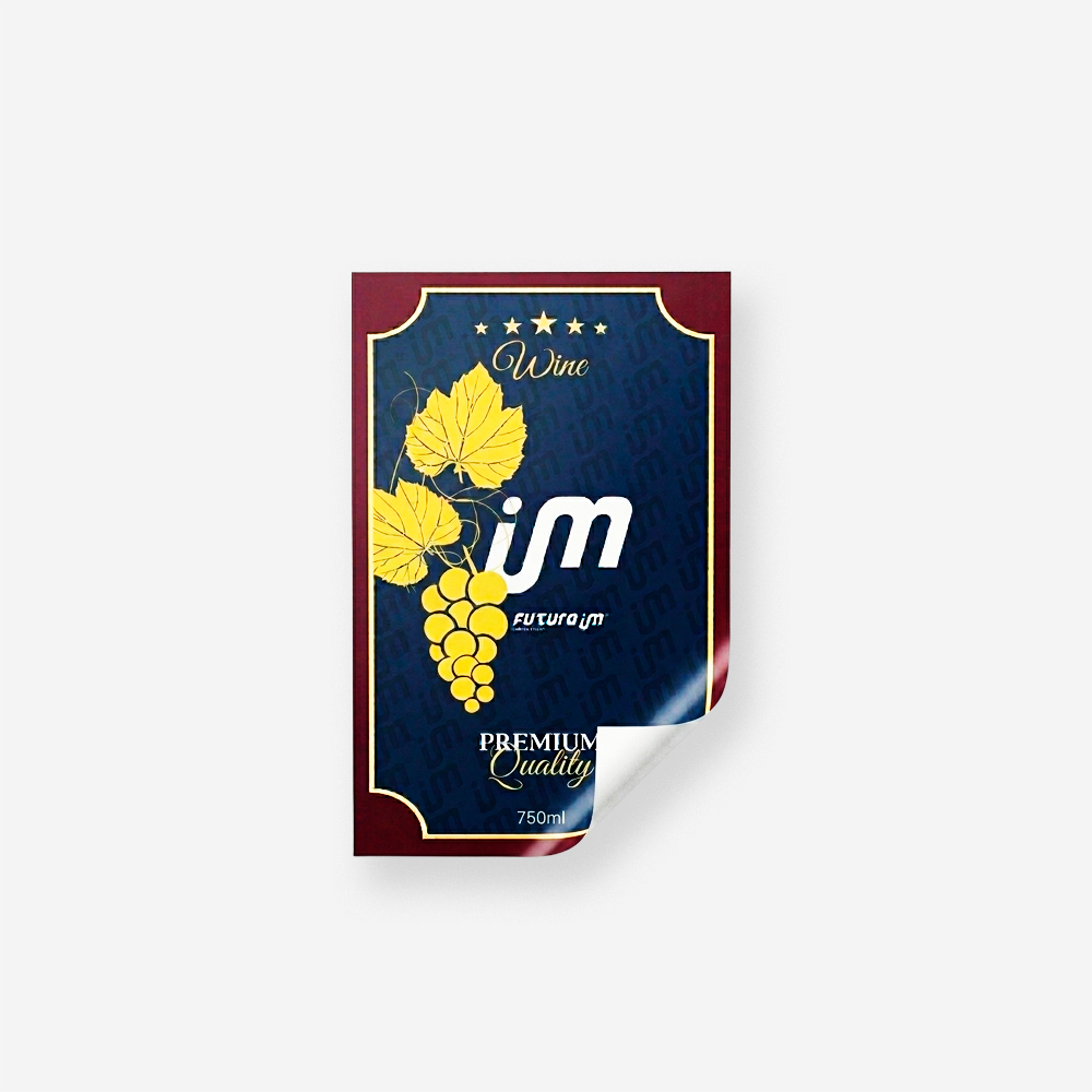 Rótulo para Garrafa de Vinho
