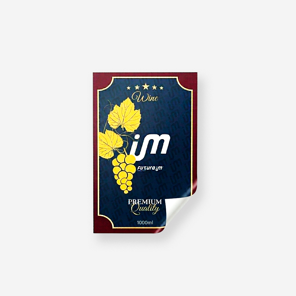 Rótulo para Garrafa de Vinho