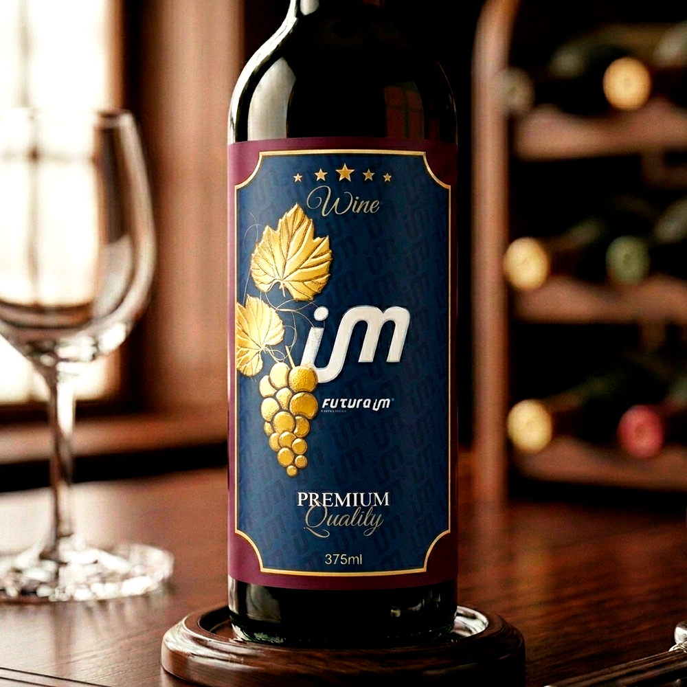 Rótulo para Garrafa de Vinho