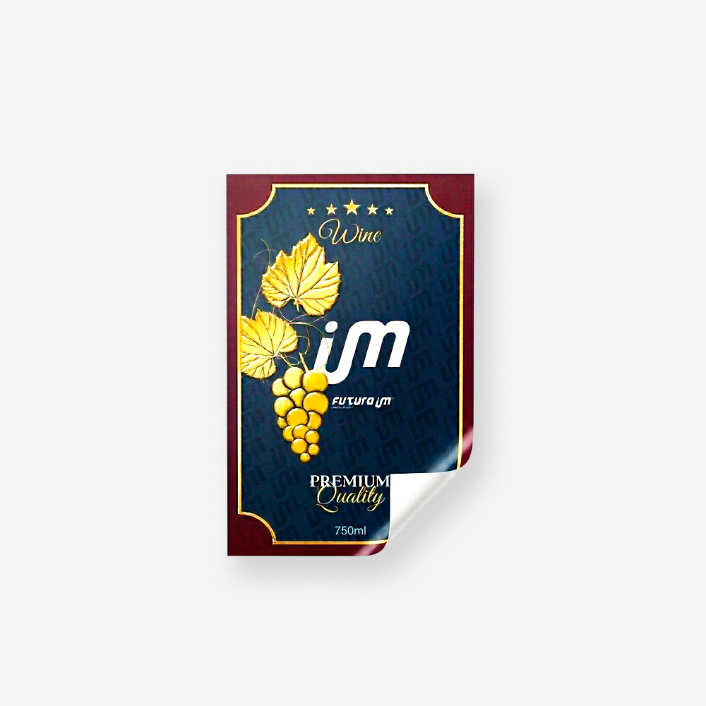 Rótulo para Garrafa de Vinho