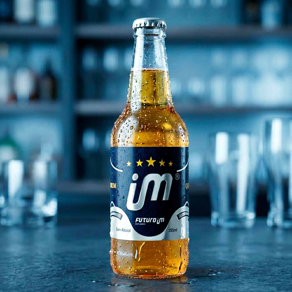 Rótulo para Garrafa de Cerveja