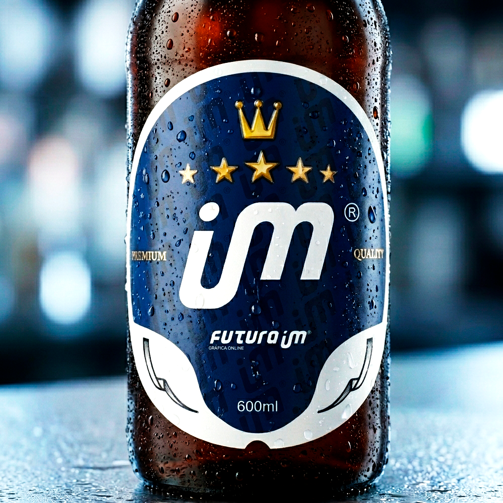 Rótulo para Garrafa de Cerveja