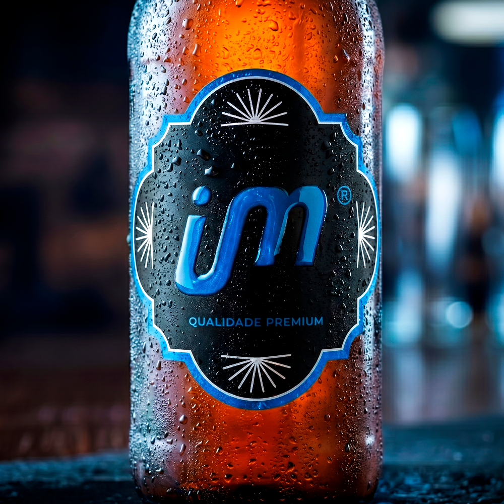 Rótulo para Garrafa de Cerveja