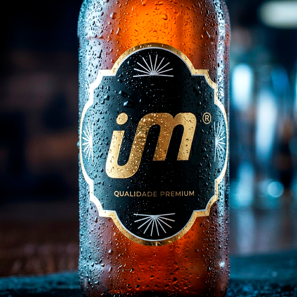Rótulo para Garrafa de Cerveja